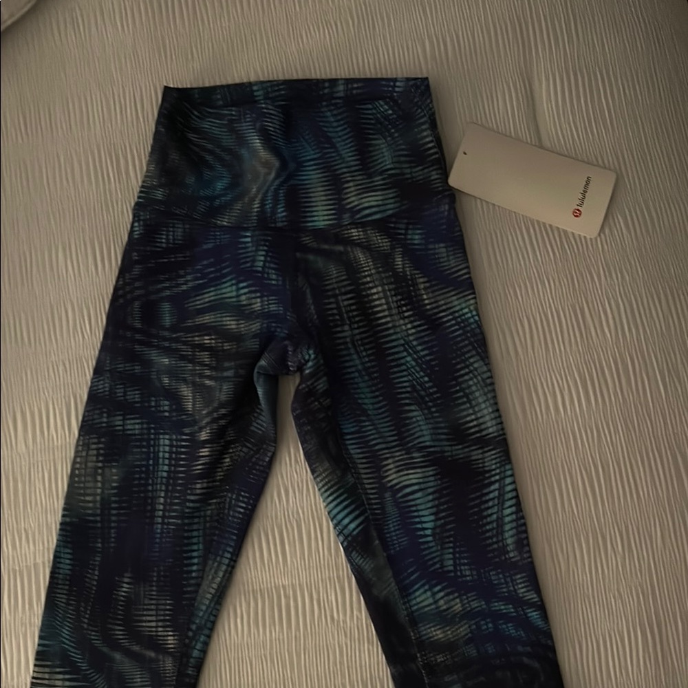 Lululemon Blue Patterned Leggings